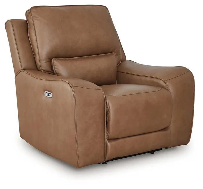 DeepWakes – Power Recliner / Adjustable Headrest – Caramel