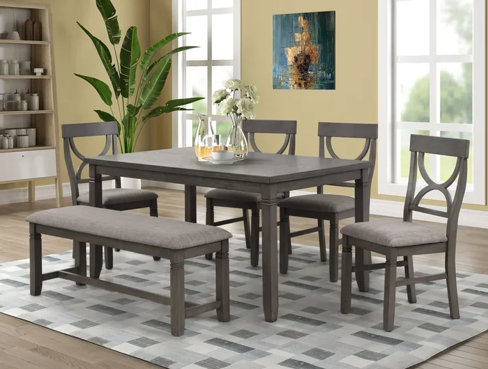 Dining Table & 4 Side Chairs