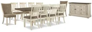 Dining Table and 10 Chairs