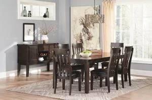 Dining Table and 6 Chairs With Storage