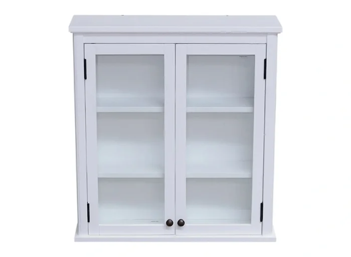 Dorset Wall-Mounted Storage Cabinet w/ Glass Doors
