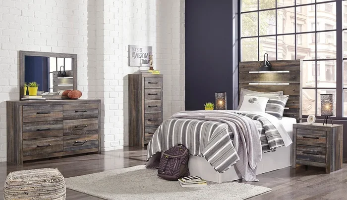 Drystan Youth Headboard Panel Bedroom Set