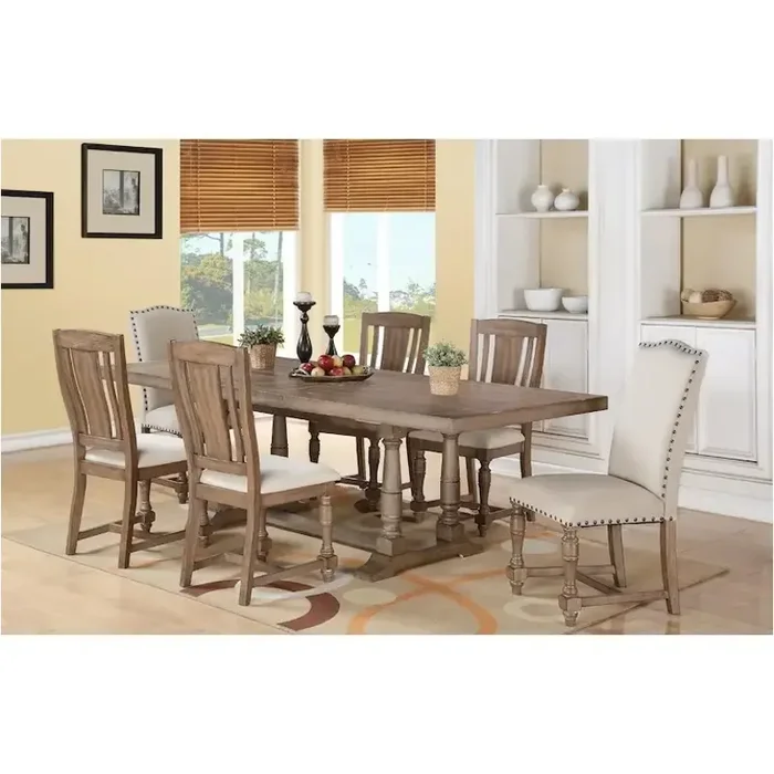 Dx14296g Winners Only Furniture Trestle Table (2ctn)