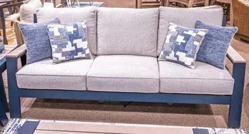 East Beach – Sofa With Cushion – Blue