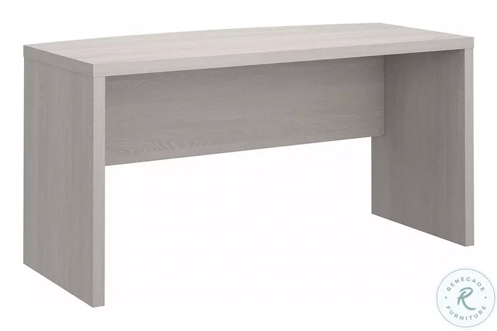 Echo Gray Sand 60″ Bow Front Desk