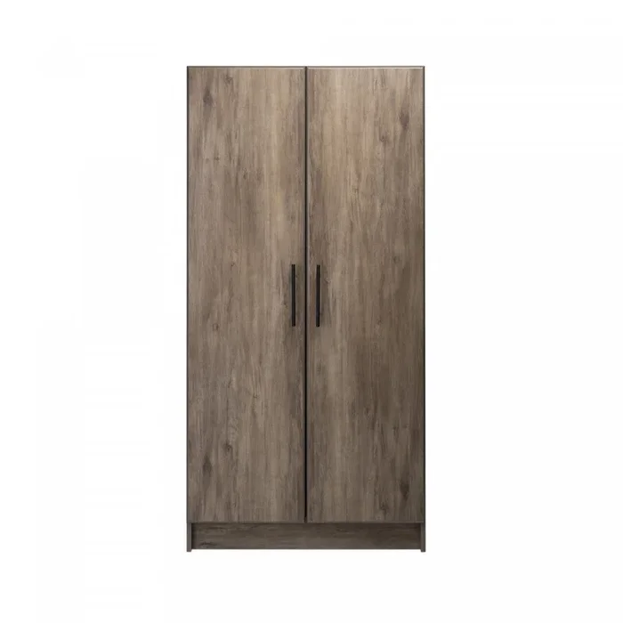Elite 32″ Wardrobe Cabinet – Drifted Grey|Armoire-penderie Elite de 32 po – gris délavé