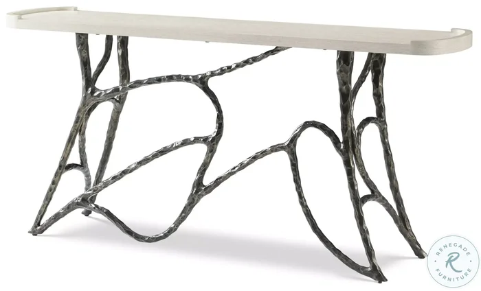 Essence Opal Metal 72″ Rectangular Console Table