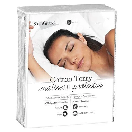 Fabrictech StainGuard Cotton Terry Mattress Protector