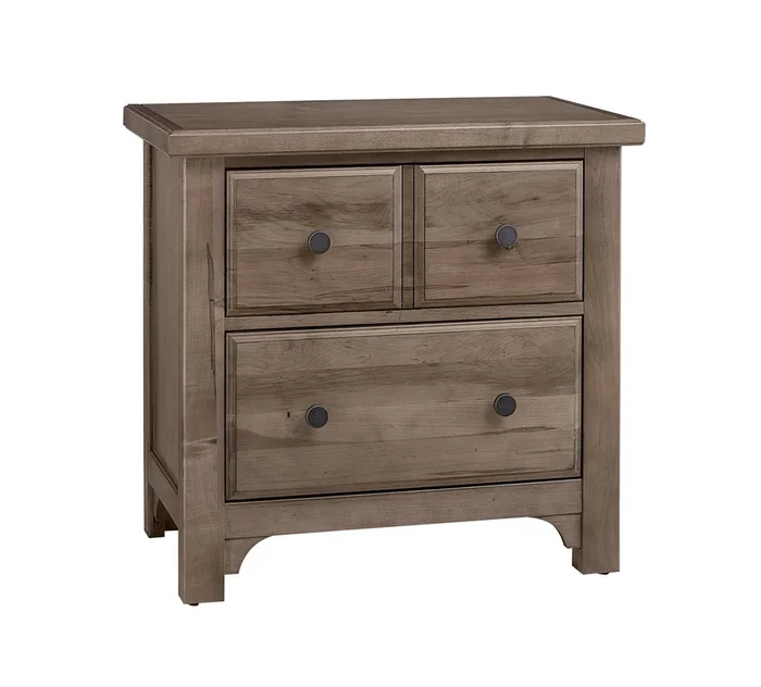 Farmhouse 2-Drawer Nightstand with French Dovetail Construction