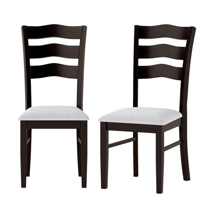 Farmhouse Dining Chairs Set of 2 Modern Kitchen Chairs with Elegant Hollowed backrest