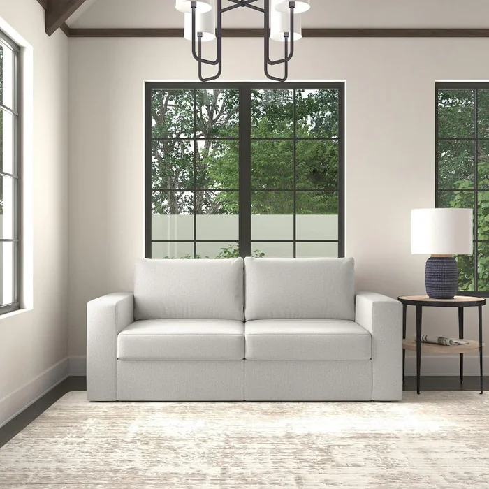 Flex Loveseat w/ Wide Arms (Frost)