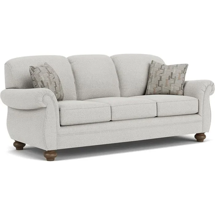 Flexsteel Winston Silver Glacier Sofa