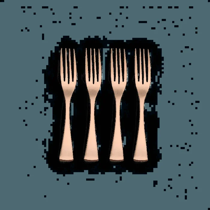 Forma Silverware Pink Gold – Set of 4 Forks