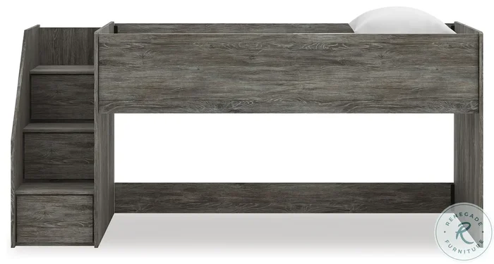 Frandern Gray Twin Loft Bed