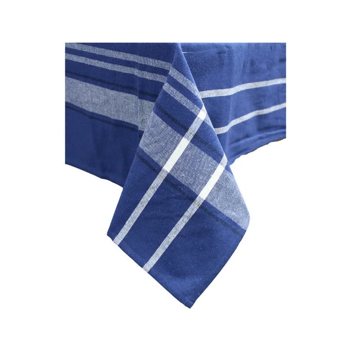 French Border Tablecloth 60 x 90 Navy Blue|Nappe bleu marine 60 x 90 à bordure française