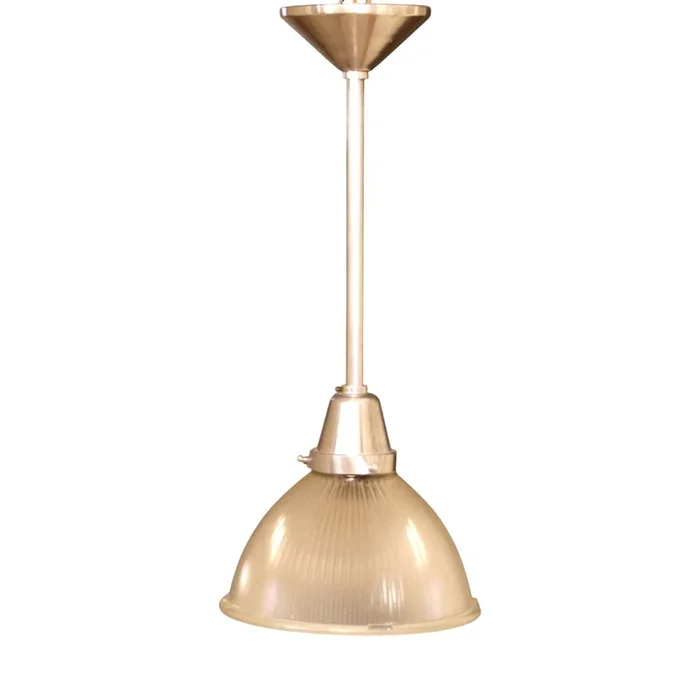 French Pendant Lamp in the style of Holophane, 1940s