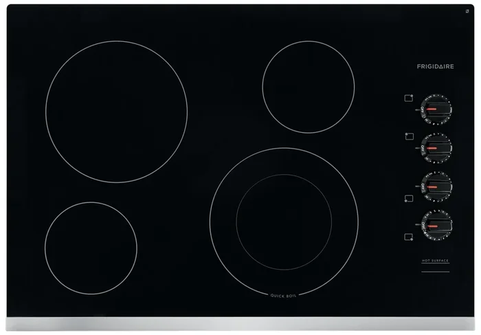 Frigidaire 30″ 4-Element Electric Cooktop – Stainless Steel – FFEC3025US | Surface de cuisson électrique Frigidaire de 30 po à 4 éléments – acier inoxydable – FFEC3025US