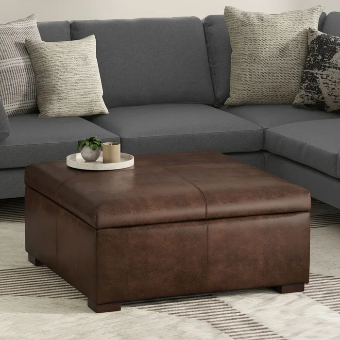 Gabbie – Coffee Table Upholstered Storage Ottoman