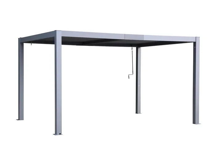 Gazebo Penguin Vikos 10 x13 Aluminum stand alone Pergola|Gazebo Penguin pergola Vikos 10×13 en aluminium et persiennes en acier galvanisées