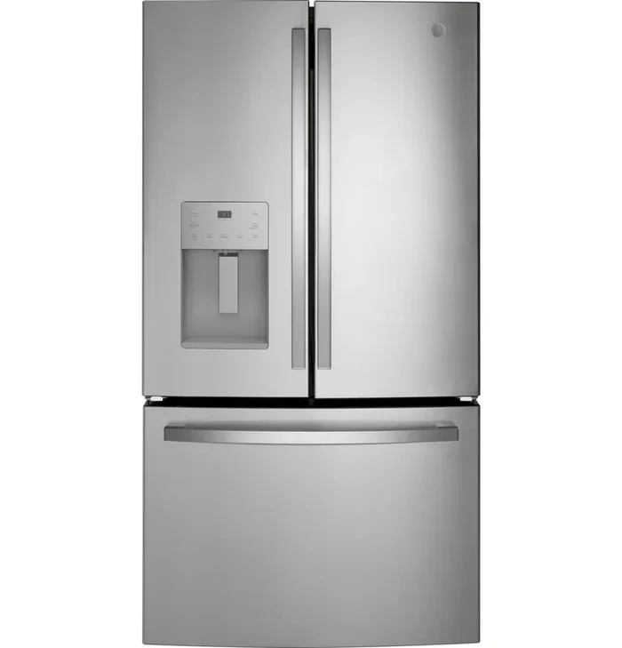 GE 36″ 25.6 Cu. Ft. French-Door Refrigerator – Stainless – GFE26JYMFS | Réfrigérateur GE de 25,6 pi³ et de 36 po à portes françaises – acier inoxydable – GFE26JYMFS