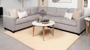 Georgina 4-piece Upholstered Modular Sectional Sofa Beige