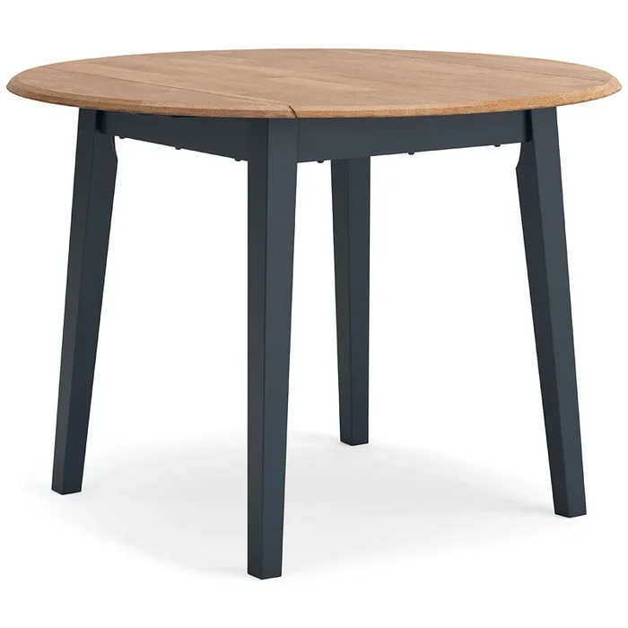 Gesthaven Drop Leaf Dining Table (Blue and Natural)