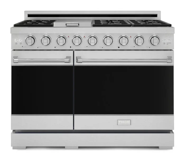 Gordon Ramsay Collection by Thor Kitchen 48″ Freestanding Professional Gas Range – RSG48E|Cuisinière à gaz amovible de style professionnel collection Gordon Ramsay de Thor Kitchen de 48 po – RSG48E