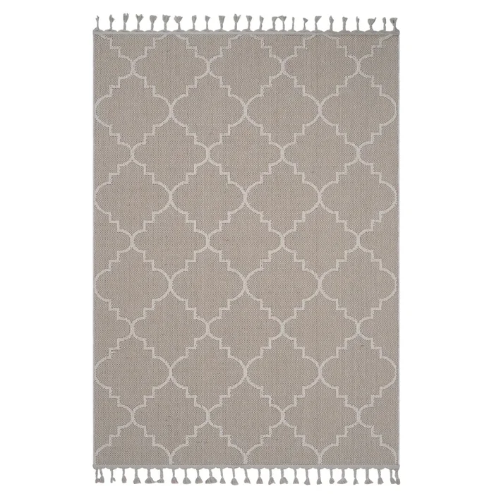 Guros – 4′ X 6′ Trellis Indoor / Outdoor Area Rug – Ivory