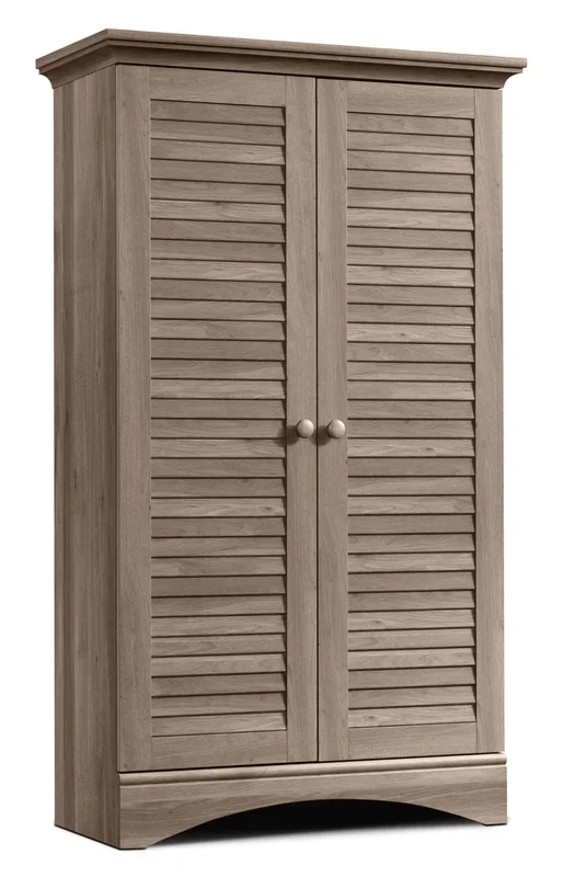 Harbor View 35.5″ Storage Cabinet – Salt Oak|Armoire de rangement Harbor View de 35,5 po – chêne salé