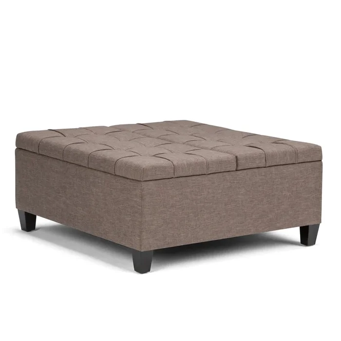 Harrison – Upholstered Coffee Table Storage Ottoman