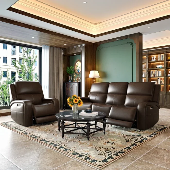 Hayley Power Reclining Sofa and Loveseat
