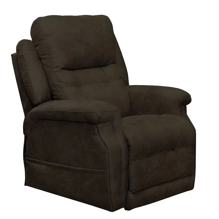 Haywood Power Lift Lay Flat Recliner w/ Heat and Massage (Chocolate)