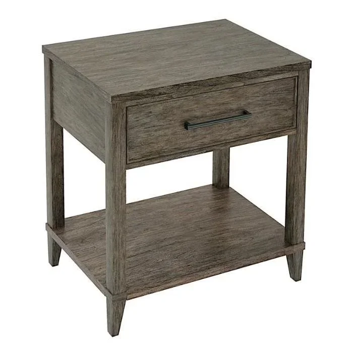 Hekman Arlington Heights Distressed Wood Nightstand with Drawer