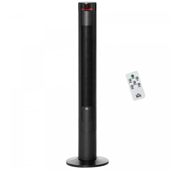 Homcom 46″ Tower Fan With 4 Wind Modes And 3 Speeds|Homcom Ventilateur Tour De 46 Po Avec 4 Modes De Vent Et 3 Vitesses
