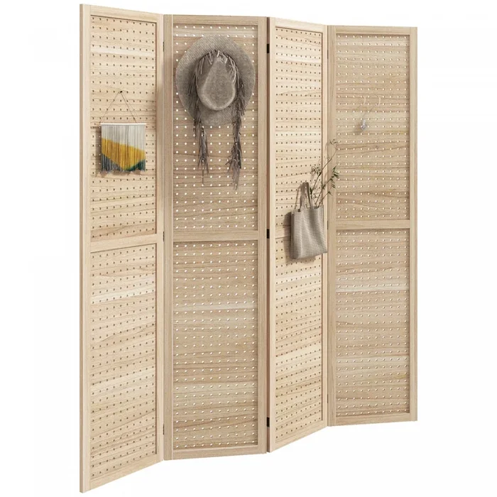 Homcom Wood Privacy Screens, Room Divider And Privacy Screens|Homcom Ecrans D’intimite En Bois, Separateurs De Piece