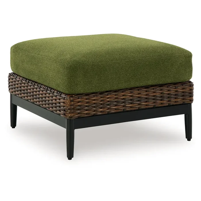 Horizon Hall Outdoor Ottoman with Cushion P572-814