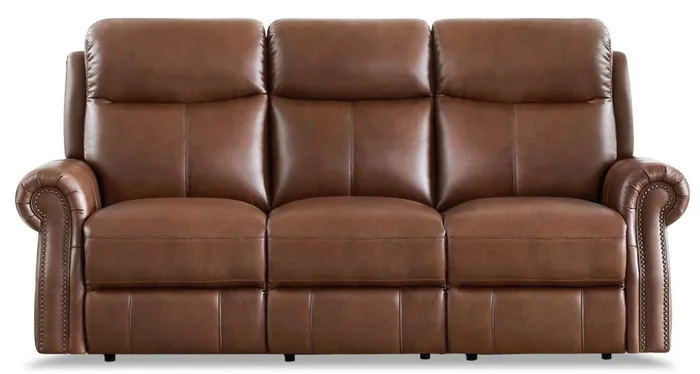 Hydeline Royce Power Reclining Sofa – Brown|Sofa à inclinaison électrique Royce de Hydeline – brun