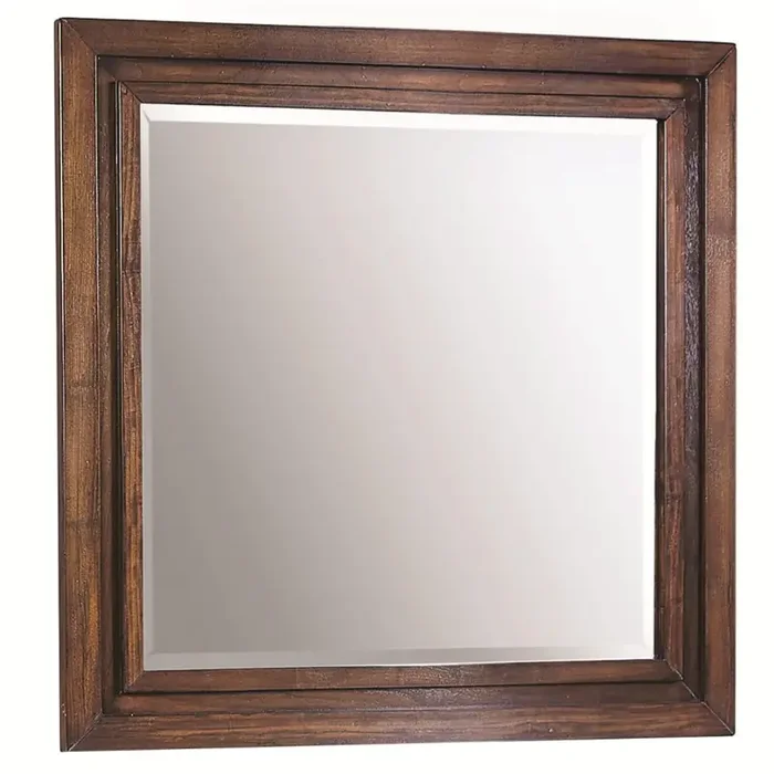 I05-463 Aspen Home Furniture Walnut Park Square Mirror