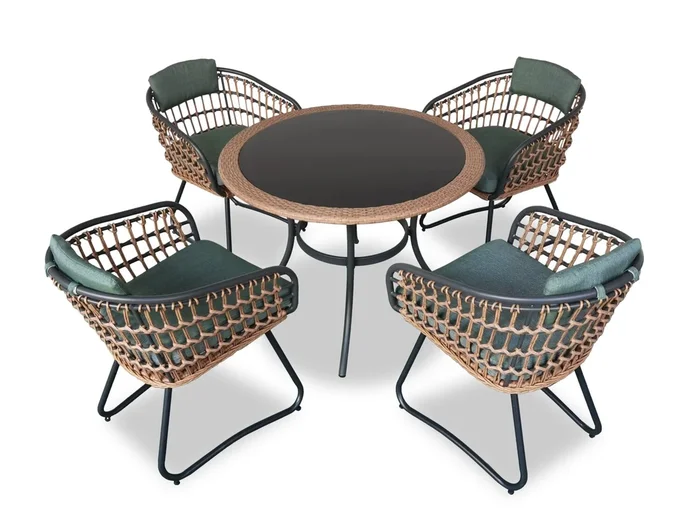 Ibiza 5-Piece Patio Dining Set | Coin-repas pour la terrasse Ibiza 5 pièces