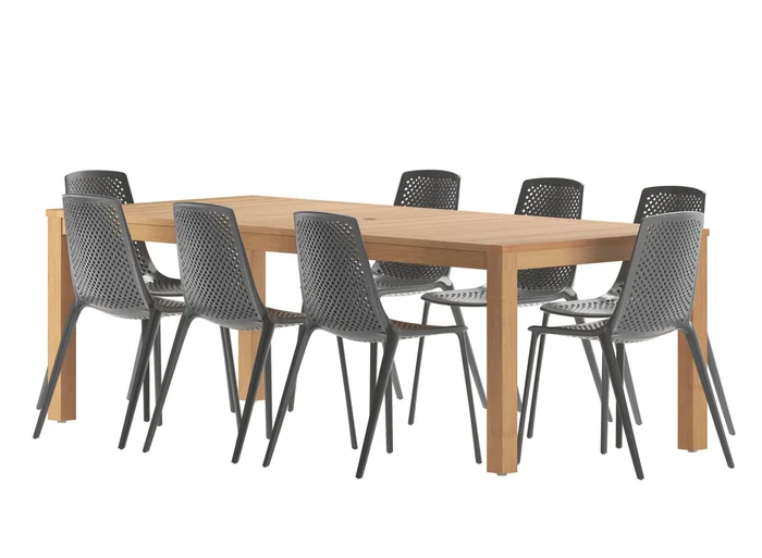 Iggy 9-pc. Rectangular Patio Dinig Table Set