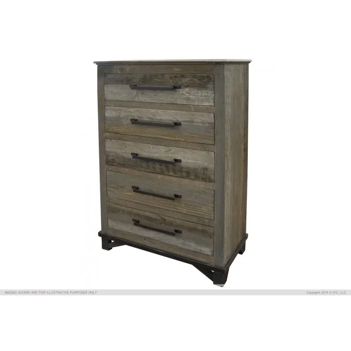 International Furniture Loft Brown 5-Drawer Chest