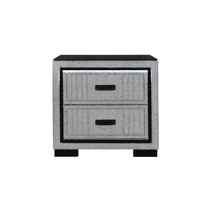 Isaiah – Nightstand With Upholstered Frame