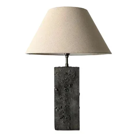 Italian Modernist Metallic Table Lamp, Italy, 1980s