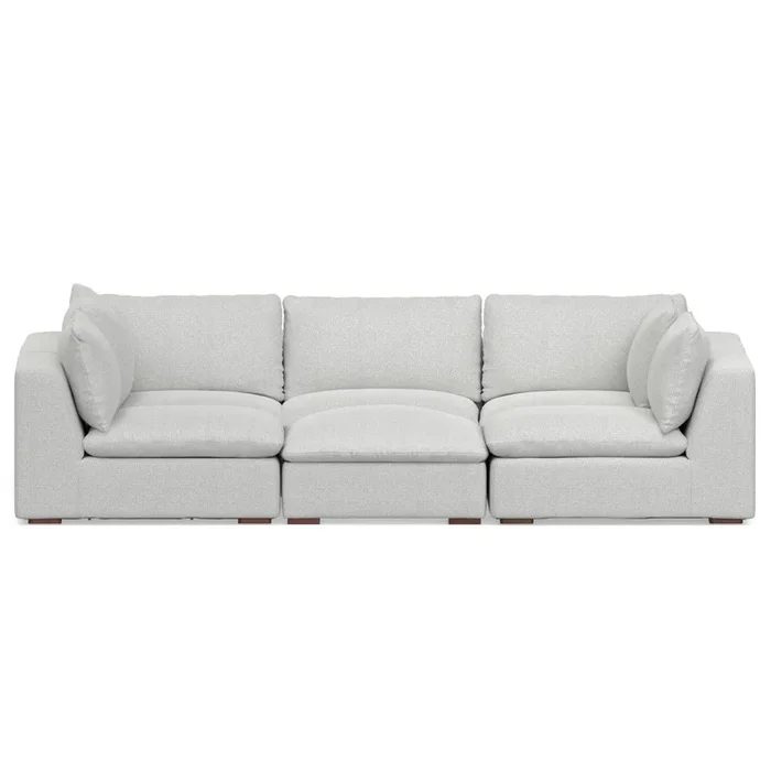 Jasmine – Pit Sectional Sofa – Gray