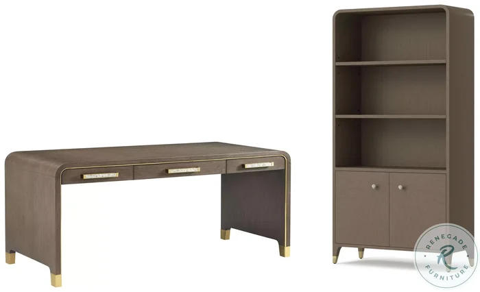Judith Leiber Mink 60″ Drawer Home Office Set