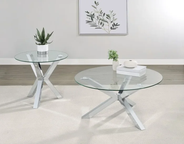 Kenzie – Round Coffee Table Set