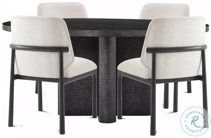 Kesden Silent Black 60″ Round Dining Room Set