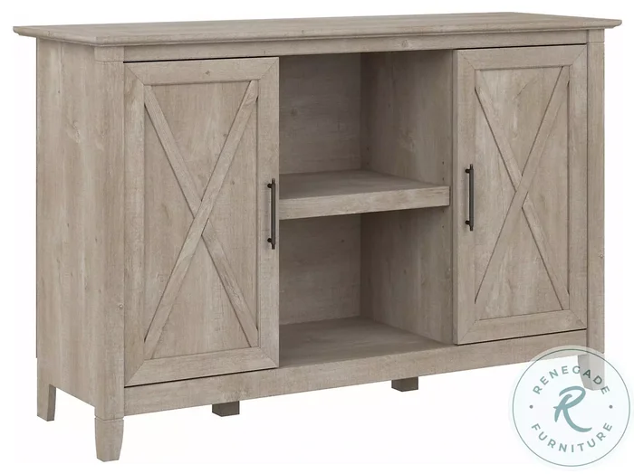 Key West Washed Gray Door Accent Cabinet