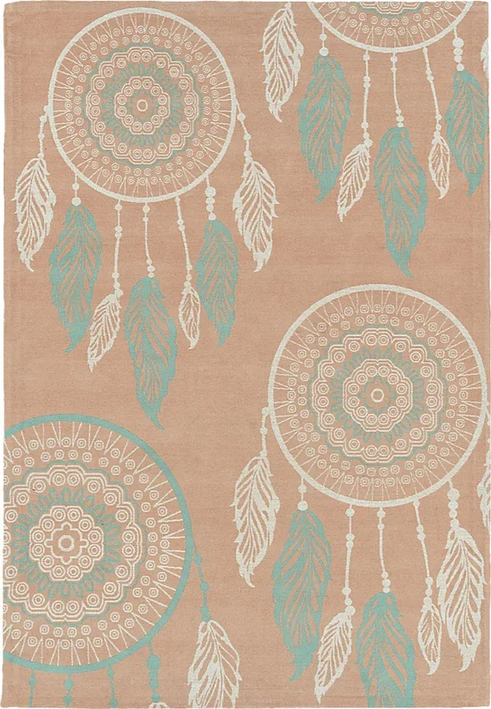 Kids Dream Catcher Orange 7′ x 9′ Rug