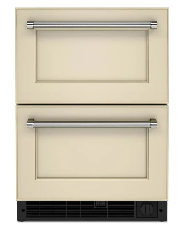 KitchenAid 24″ 4.3 Cu. Ft. Undercounter Drawer Refrigerator – Panel Ready – KUDF204KPA | Réfrigérateur-tiroir KitchenAid de 4,3 pi³ et de 24 po sous le comptoir à tiroirs – panneau personna…